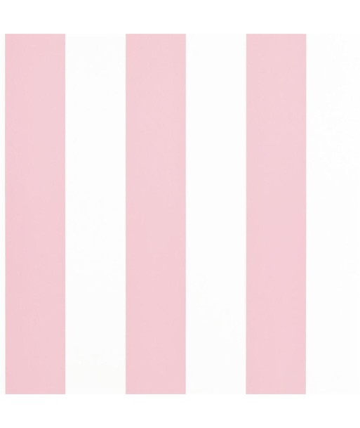 Papier Peint RL Spalding Stripe - Pink / White de France