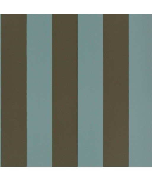 Papier Peint RL Spalding Stripe - Teal Toutes les collections ici