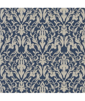 Papier Peint RL Speakeasy Damask Indigo Découvrez la collection