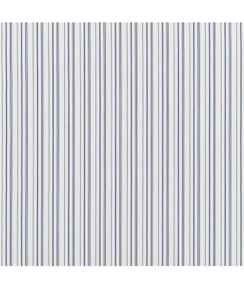 Tissu RL Annick Ticking Bleu en linge