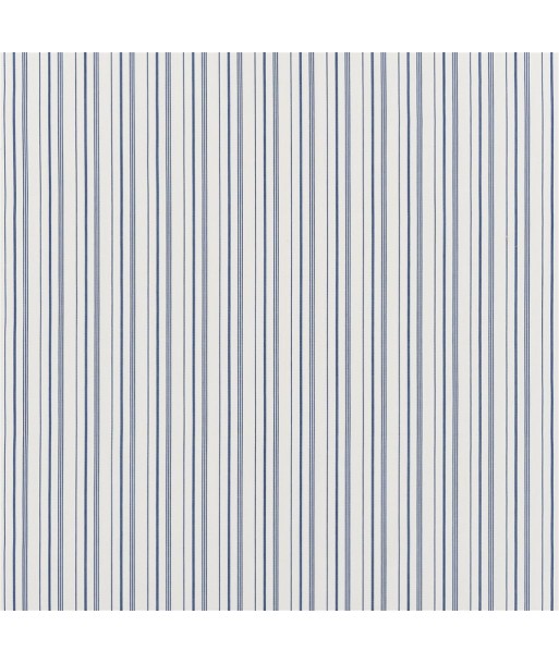 Tissu RL Annick Ticking Bleu en linge