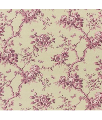 Tissu RL Ashfield Floral Voile - Vintage Wine Comparez plus de prix