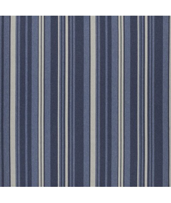 Tissu RL Big Basin Stripe - Indigo Amélioration de cerveau avec