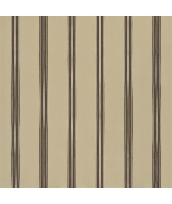 Tissu RL Boathouse Ticking - Brown rembourrage situé sous