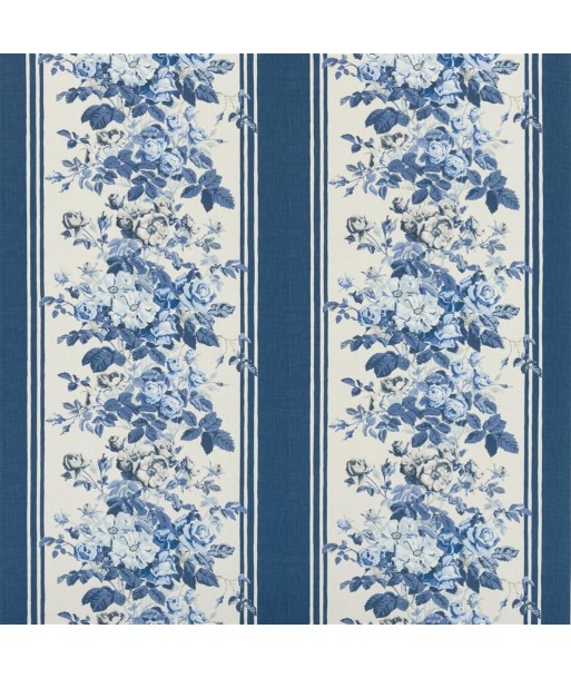 Tissu RL Bramhall Garden Porcelain rembourrage situé sous