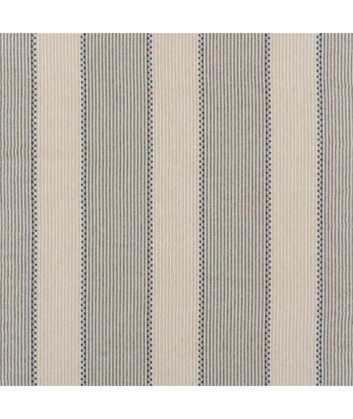 Tissu RL Carleigh Embroidered Ticking Denim 50% de réduction en Octobre 2024