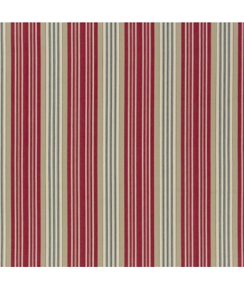 Tissu RL Claremont Ticking - Red/blue français