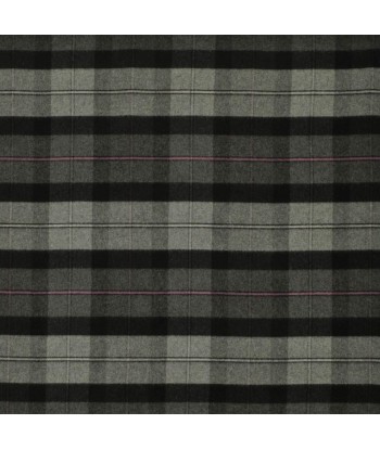 Tissu RL Coach Road Tartan Evening Grey Paris Déstockage Promo