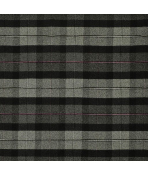 Tissu RL Coach Road Tartan Evening Grey Paris Déstockage Promo