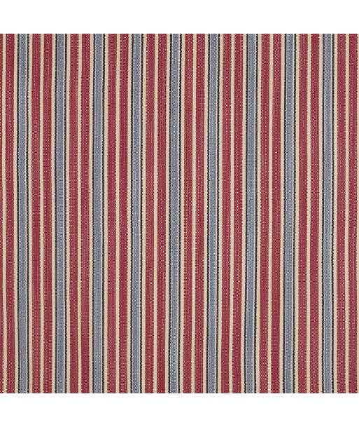 Tissu RL Colombier Stripe Antique Red hantent personnes