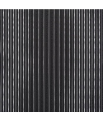 Tissu RL Crondall Stripe - Jet Black les ctes